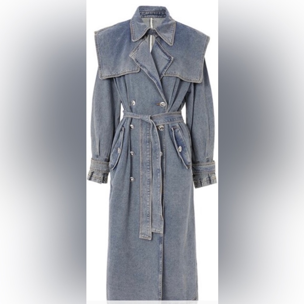 Denim Trench Coat